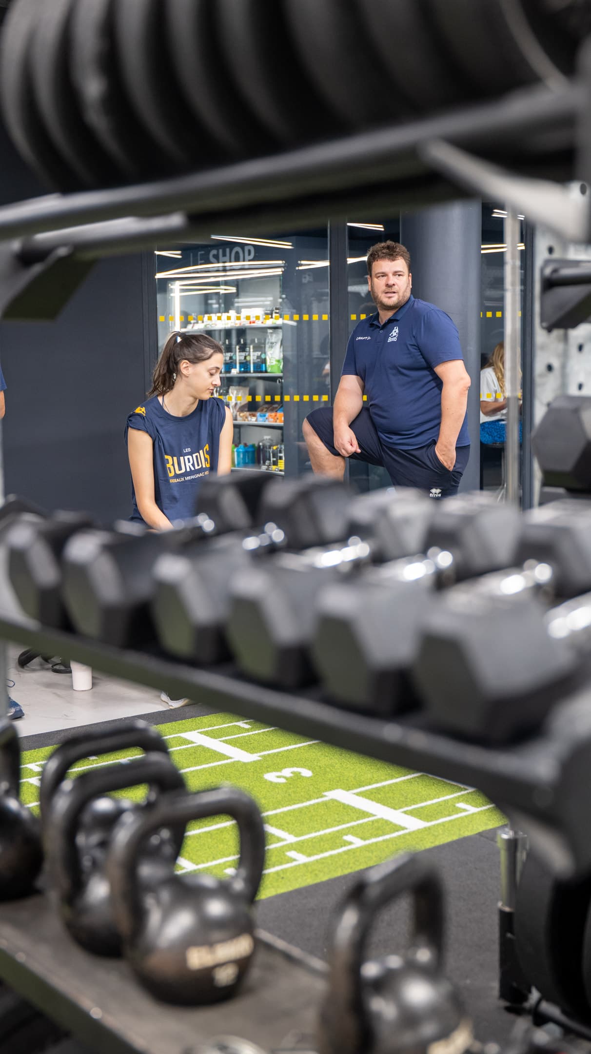 Début de l'entrainement à Fitness Park